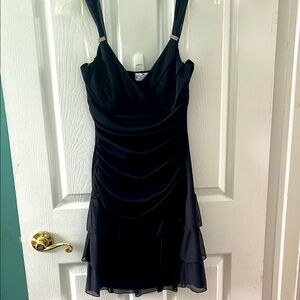 Trick Elegant Black Evening Dress. Size M